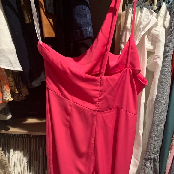 NWOT Superdown Pink Anouk Cutout Jumpsuit XL - Picture 5 of 6